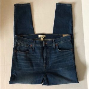 Madewell Size 32 9 Inch Mid-Rise Skinny Jeans NWT